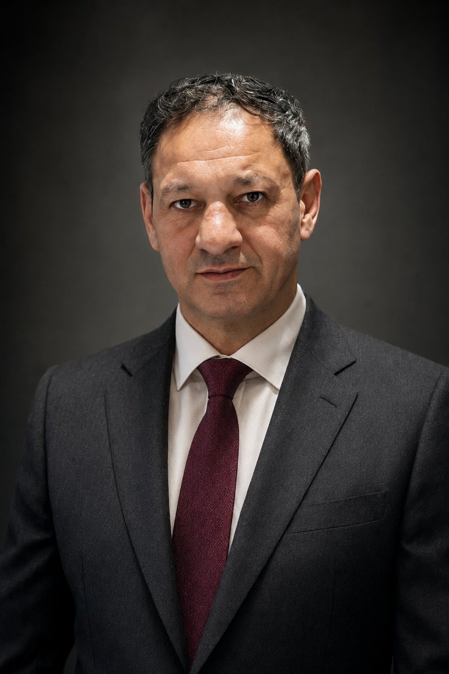 Ekrem Ciğerli'nin stüdyo portresi